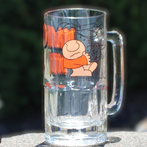 Unique Vintage '79 Tom Wilson Ziggy Macho Mug - Oversized 8'' Tall Mug - Picture 4 of 10